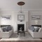 Ekena Millwork Sellek Ceiling Medallion (Fits Canopies up to 9"), Hand-Painted Rust, 42 1/8"OD x 1 7/8"P CM42SKRUS - alternate 5